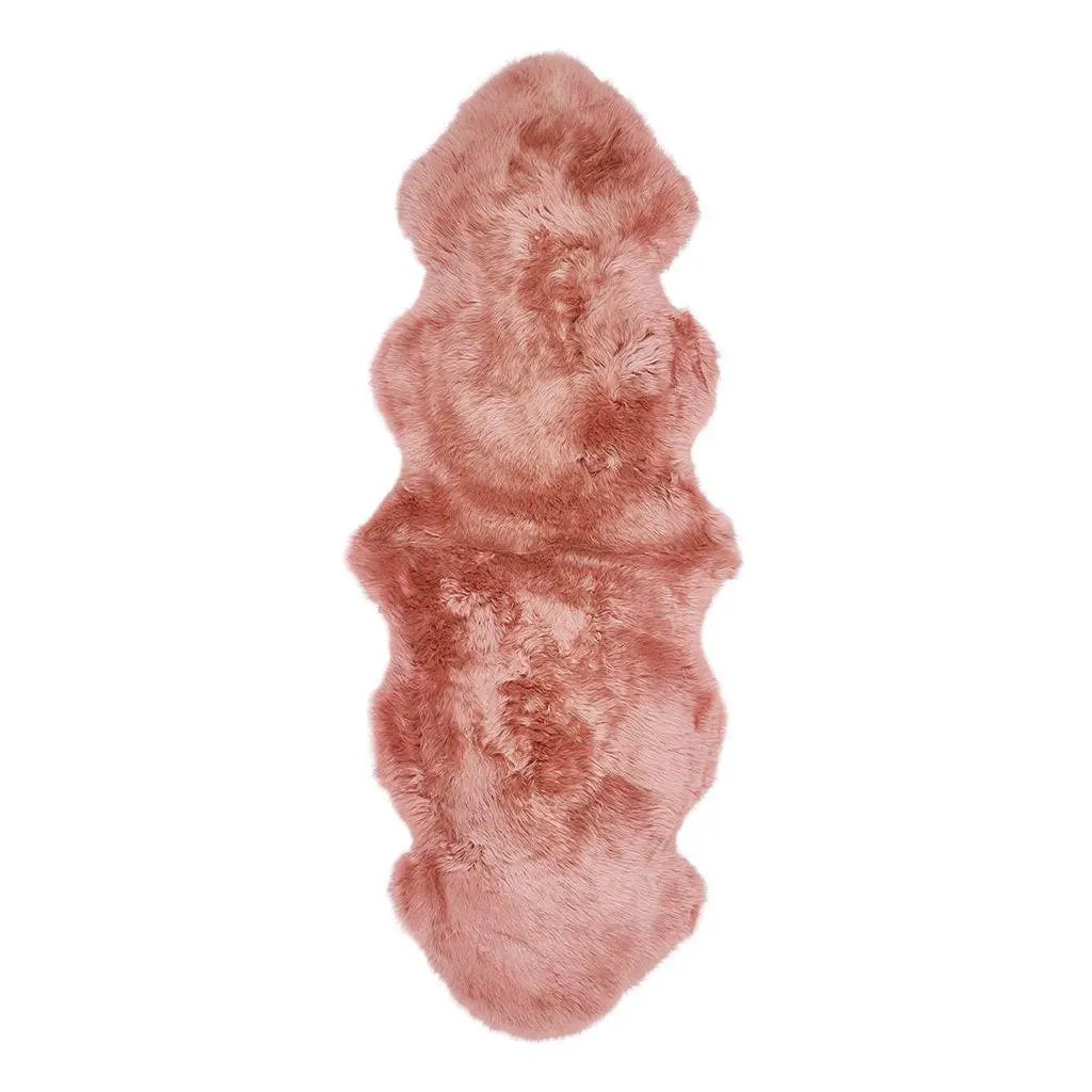 Premium langhåret Lammeskind fra NZ 180 - Rosa