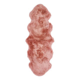 Premium langhåret Lammeskind fra NZ 180 - Rosa