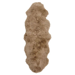 Premium langhåret Lammeskind fra NZ 180 - Taupe