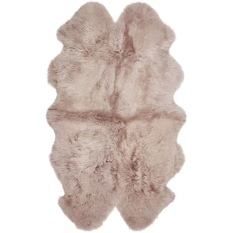 Premium langhåret Lammeskind fra NZ 180x110 - Dove