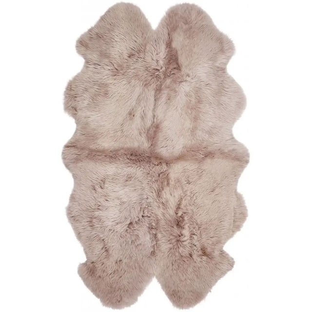 Premium langhåret Lammeskind fra NZ 180x110 - Dove