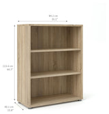 Prima Bogreol - Lys træ/Eg