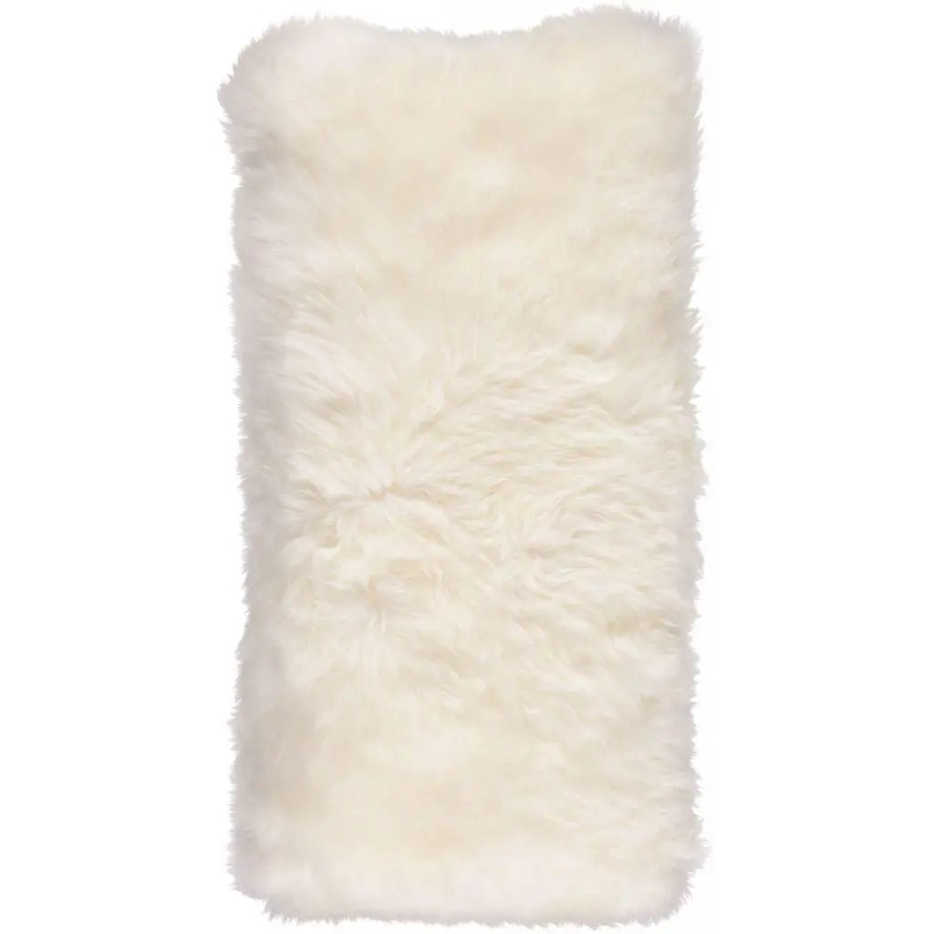 Pude, Langhåret NZ Lammeskind, 28x56, Ivory