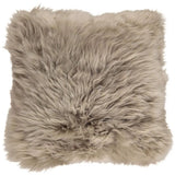 Pude, Langhåret NZ Lammeskind, 35x35, Taupe