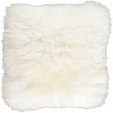 Pude, Langhåret NZ Lammeskind, 50x50, Ivory