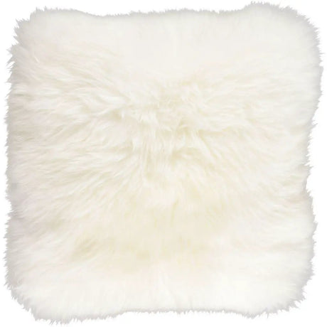 Pude, Langhåret NZ Lammeskind, 50x50, Ivory