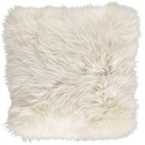 Pude, Langhåret NZ Lammeskind, 50x50, Linen
