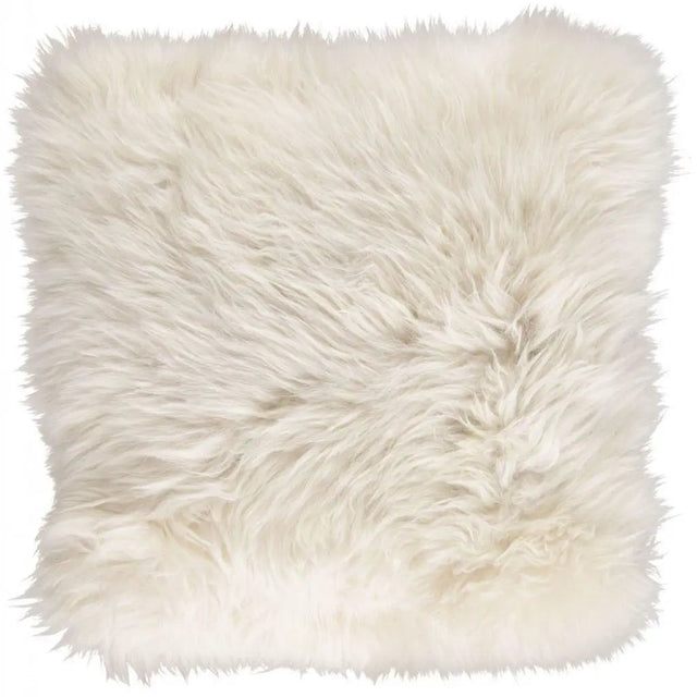 Pude, Langhåret NZ Lammeskind, 50x50, Linen