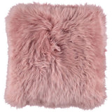 Pude, Langhåret NZ Lammeskind, 50x50, Rosa