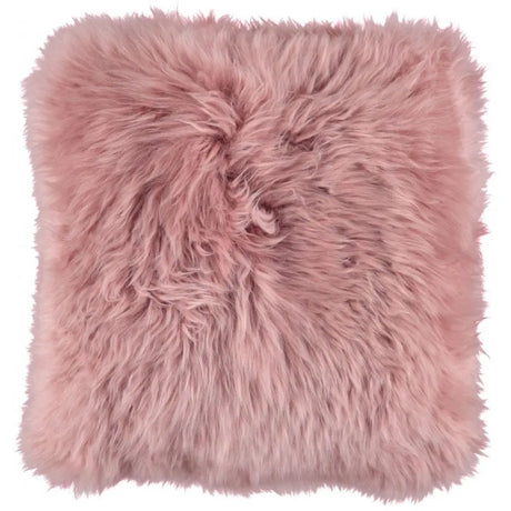 Pude, Langhåret NZ Lammeskind, 50x50, Rosa