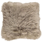 Pude, Langhåret NZ Lammeskind, 50x50, Taupe