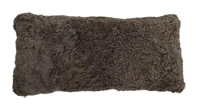 Pude af NZ krøllet lammeskind - Cappuccino, 30x60
