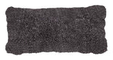 Pude af NZ krøllet lammeskind - Graphite, 30x60