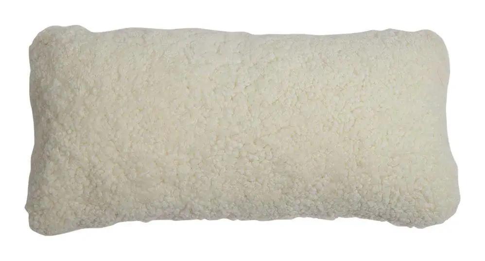 Pude af NZ krøllet lammeskind - Ivory, 30x60