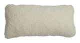 Pude af NZ krøllet lammeskind - Ivory, 30x60