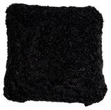 Pude af Premium NZ krøllet lammeskind - Antracite, 40x40