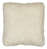 Pude af Premium NZ krøllet lammeskind - Ivory, 40x40