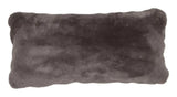 Pude af Premium NZ lammeskind - Mørk Grå, 28x56