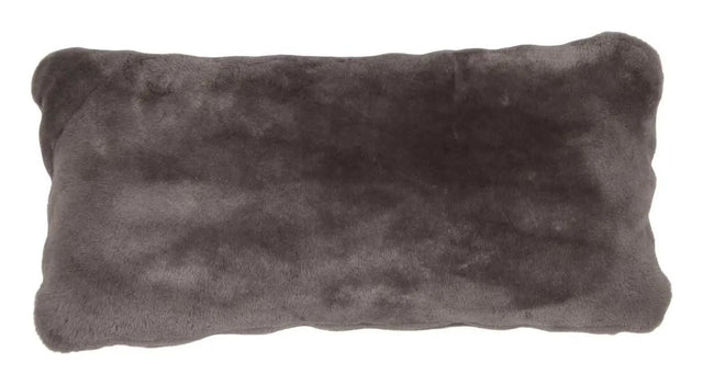 Pude af Premium NZ lammeskind - Mørk Grå, 28x56