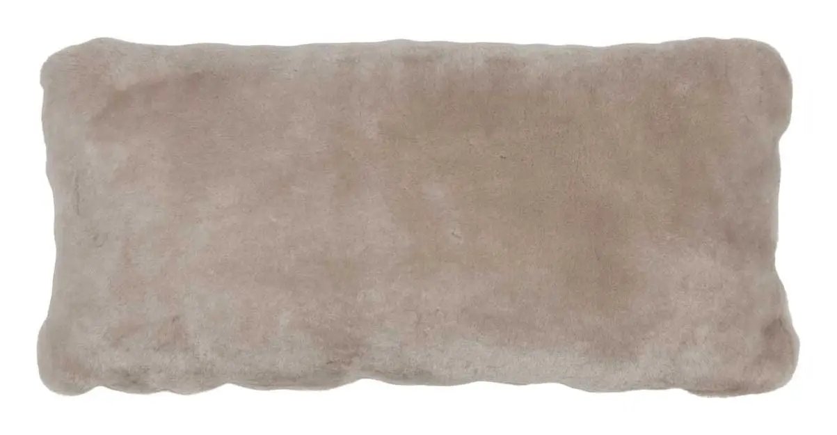 Pude af Premium NZ lammeskind - Silver Grey, 28x56
