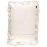 Pude, tibetansk lammeskind, 60x90, Arctic Sunrise/Ivory