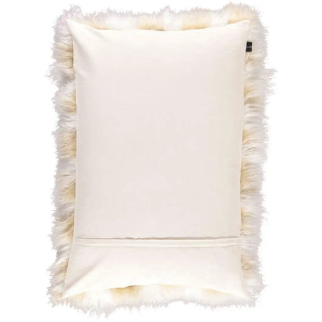 Pude, tibetansk lammeskind, 60x90, Arctic Sunrise/Ivory