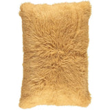 Pude, tibetansk lammeskind, 60x90, Imperial Yellow