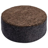Puf, small, NZ SW premium, Ø72, Antracit/Cappucino