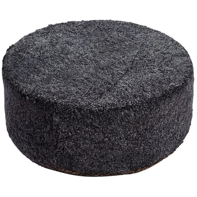 Puf, small, NZ SW premium, Ø72, Antracit/Cappucino
