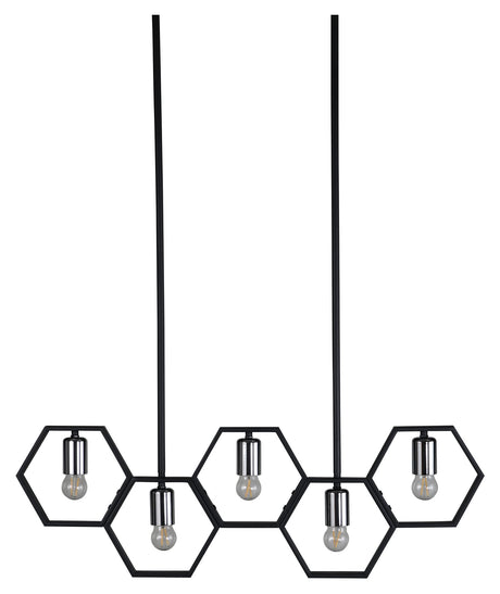 Queen B Pendel L80xH26, Sort - Unoliving.com