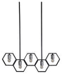 Queen B Pendel L80xH26, Sort - Unoliving.com