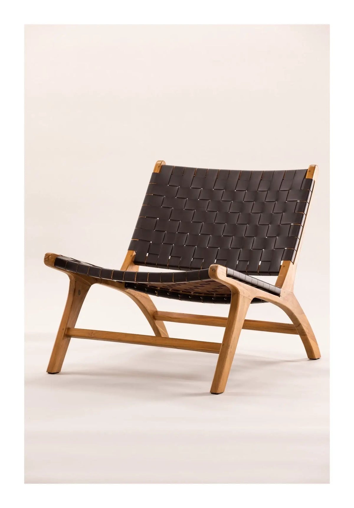 Rike Loungestol, Teak, Brown