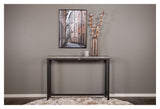 Rise Sidebord - Beton-look/Sorte Metalben, 110x30