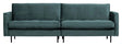 Rodeo Classic 3-pers. Sofa, Teal Velour - Unoliving.com