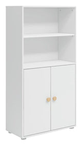 Roomie Midi-reol m. 2 låger, Hvid/Eg - Unoliving.com