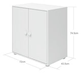 Roomie Skab, Hvid - Unoliving.com