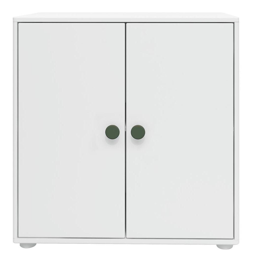 Roomie Skab, Hvid/Grøn - Unoliving.com