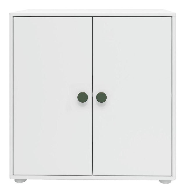 Roomie Skab, Hvid/Grøn - Unoliving.com