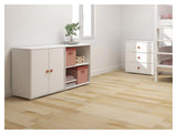 Roomie Skab, Rosa/Hvid - Unoliving.com