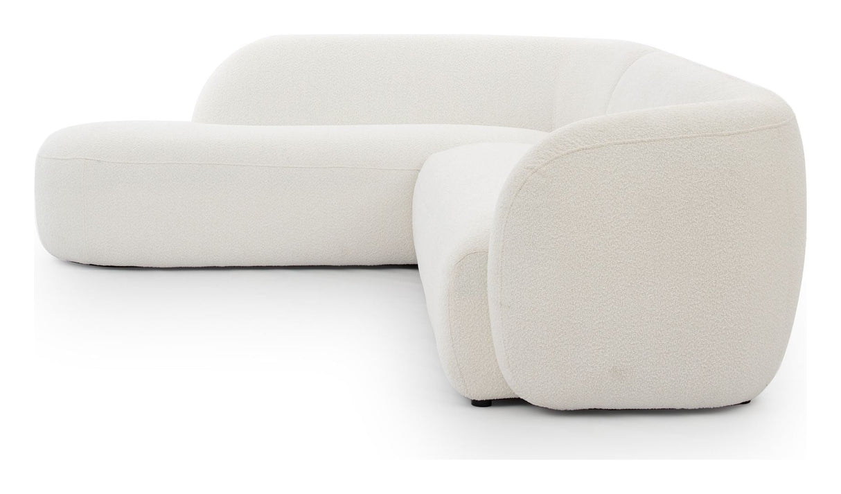 Rothschild 2,5-pers Sofa open venstre - Offwhite - Unoliving.com