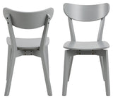 Roxby, spisebordsstol - lys grå - Unoliving.com