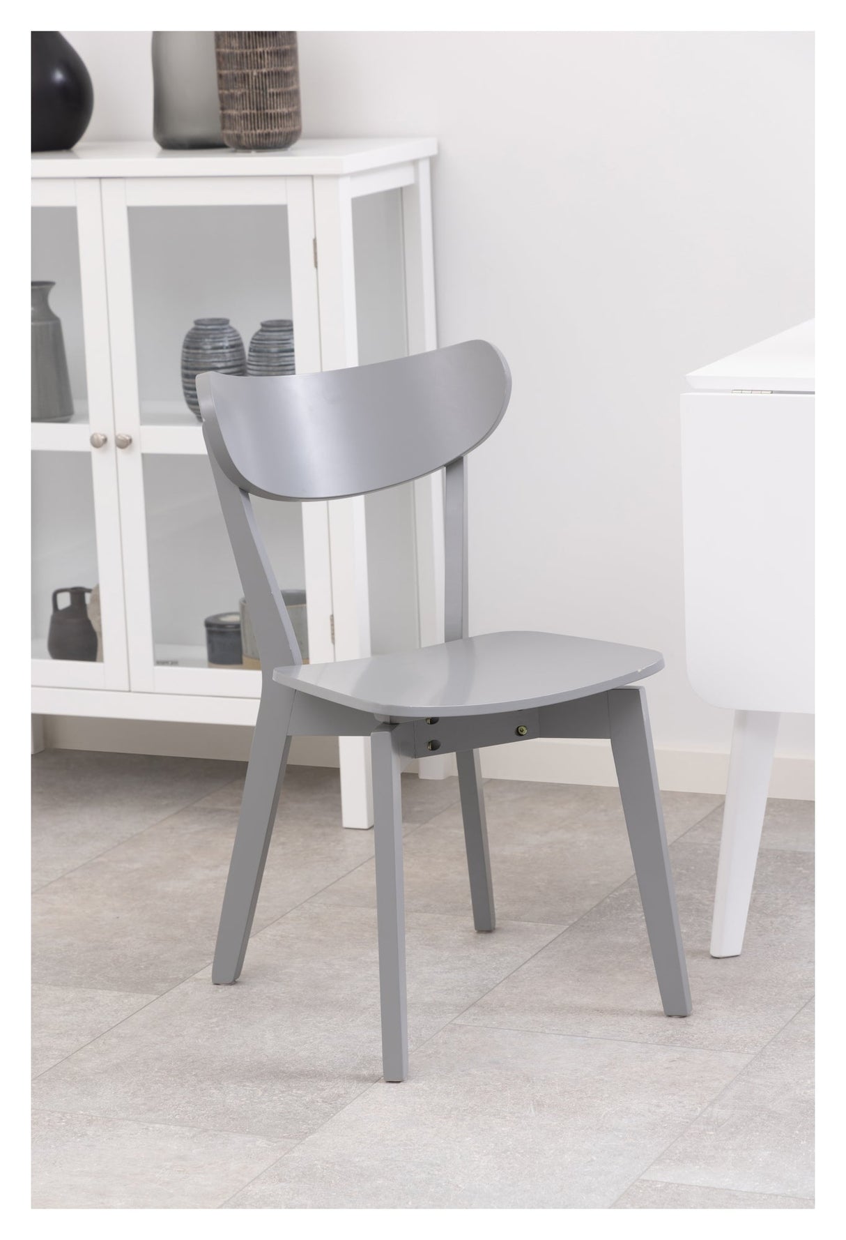 Roxby, spisebordsstol - lys grå - Unoliving.com