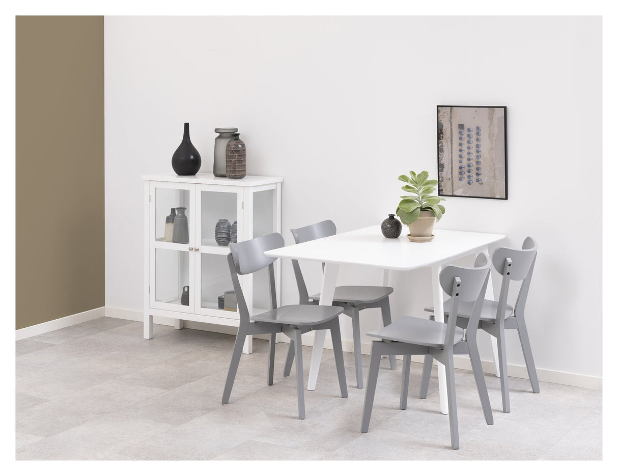 Roxby, spisebordsstol - lys grå - Unoliving.com