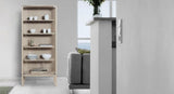 S20 Vitrine, Eg hvidpigmenteret mat lak