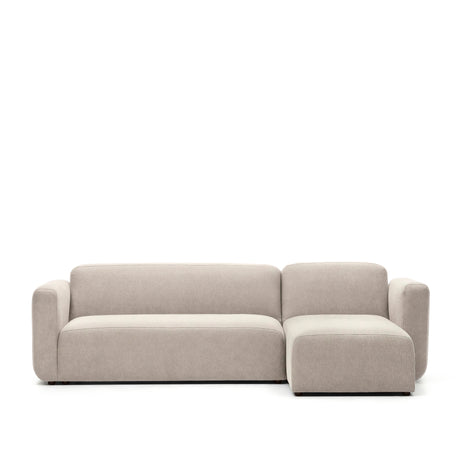 Neom Modular 3-pers. Sofa med Højre/Venstre Chaise Longue i Beige 263cm