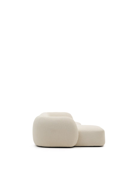 Martina Modular 3-pers. Sofa i Ecru Chenile med Venstre Chaise Longue 287 cm