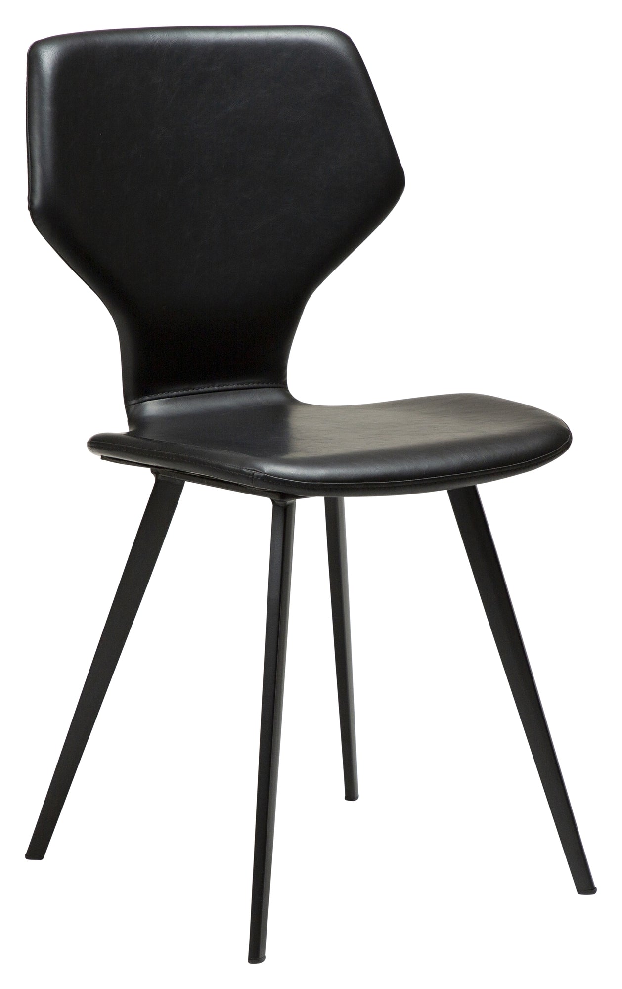 S.I.T Spisebordsstol - Sort art. Læder