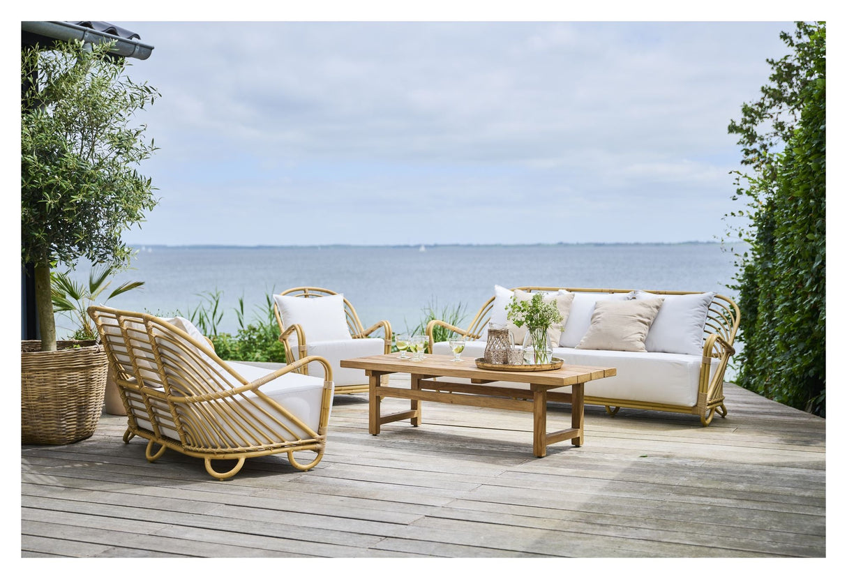 Sædehynde og 3 Ryghynder til Charlottenborg 3-pers. Sofa, Hvid - Unoliving.com