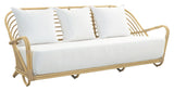 Sædehynde og 3 Ryghynder til Charlottenborg 3-pers. Sofa, Hvid - Unoliving.com