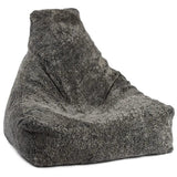 Sækkestol, Korthåret Premium NZ lammeskind, Graphite